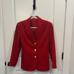 Classic Red Women's Blazer